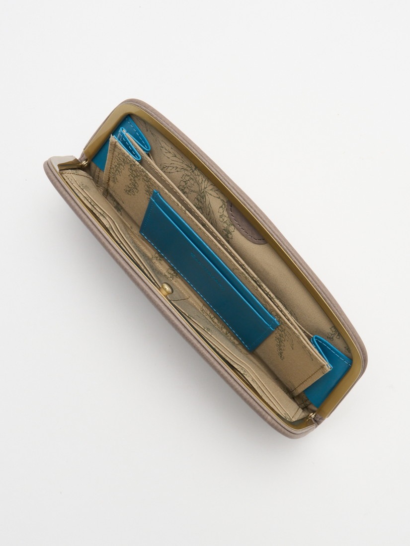 ちびねこ 天溝がま口財布（L）gray（長財布）｜H.P.FRANCE公式サイト