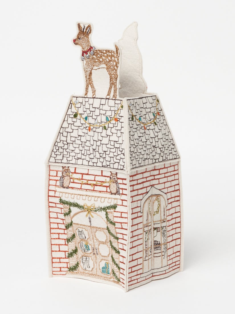 Holiday｜ティッシュボックスカバー Home For the Holidays（アート