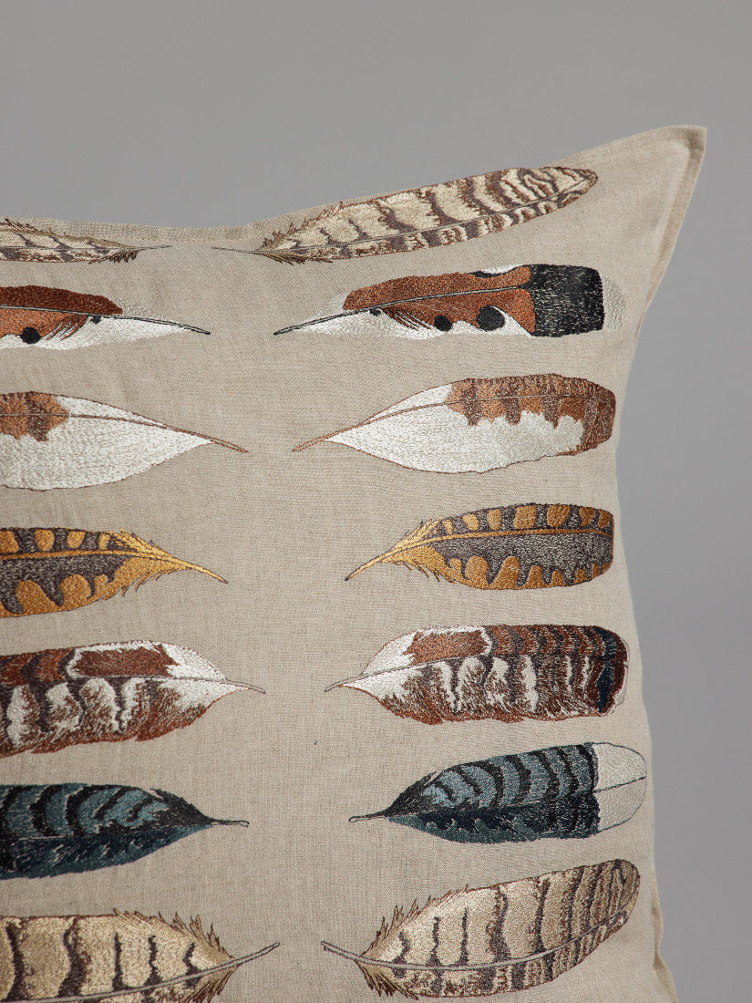 クッションカバー 50x50 Feather Harmony Natural（クッション）｜H.P.