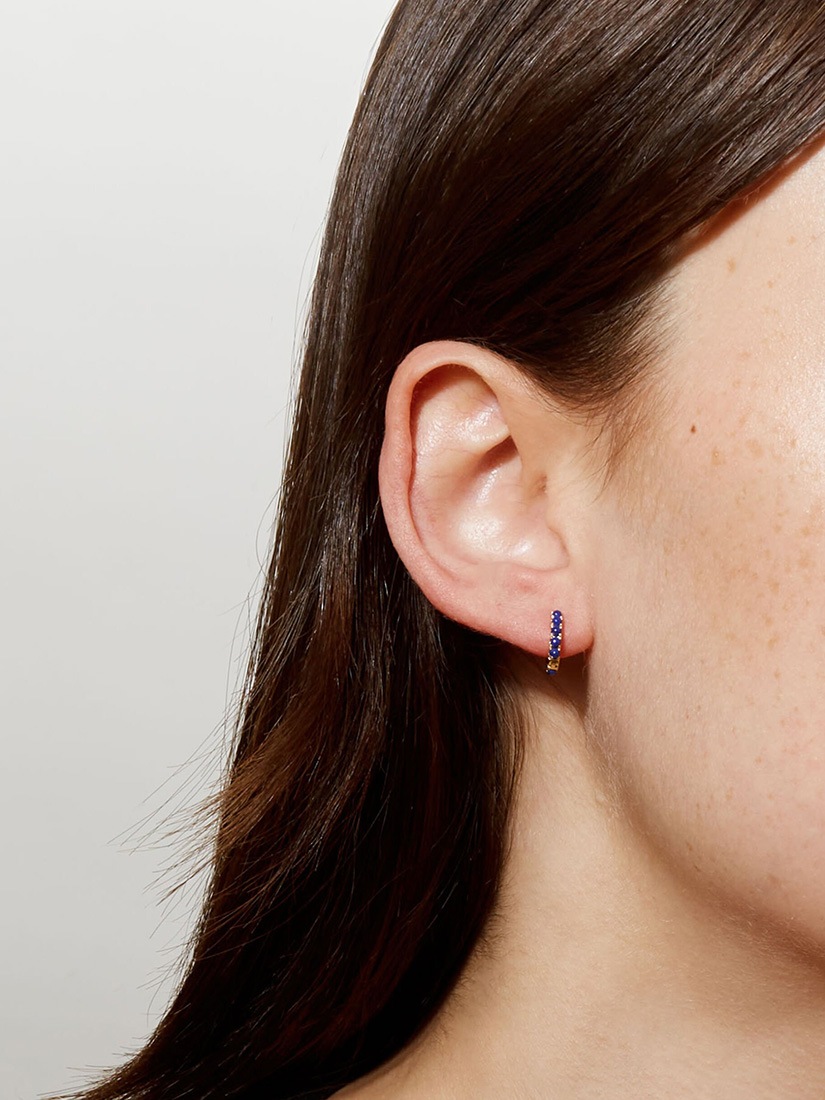 ラピスラズリ フープピアス（片耳）（ピアス）｜H.P.FRANCE公式サイト