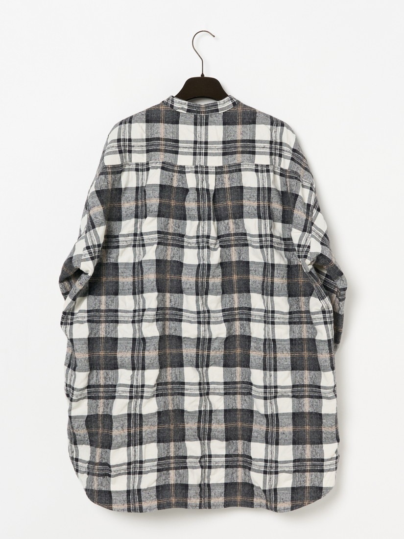 TEXTURED CHECK ONE-PIECE（ワンピース）｜H.P.FRANCE公式サイト