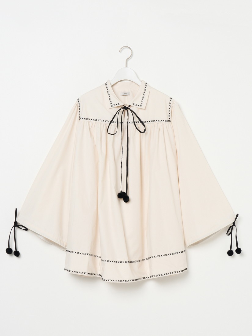 GUNIA project》ANYCHKA EMBROIDERED シャツ（シャツ）｜H.P.FRANCE