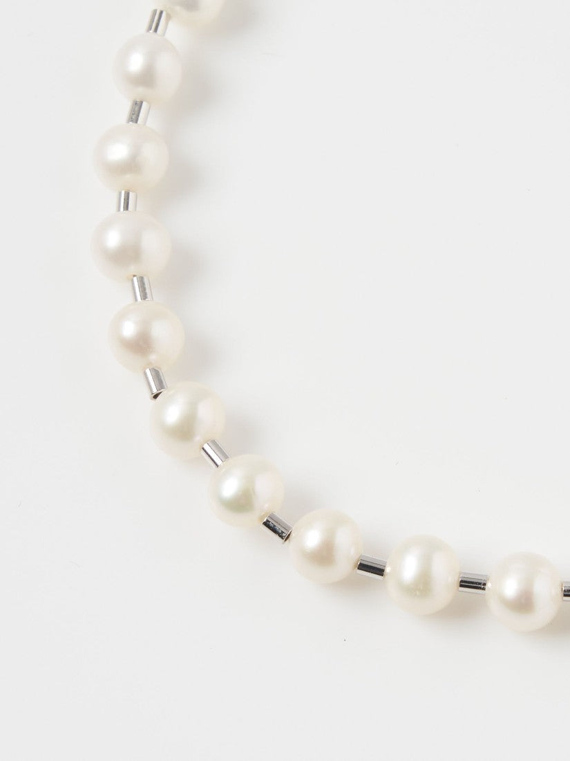 Pearl ball chain ブレスレット(21cm)