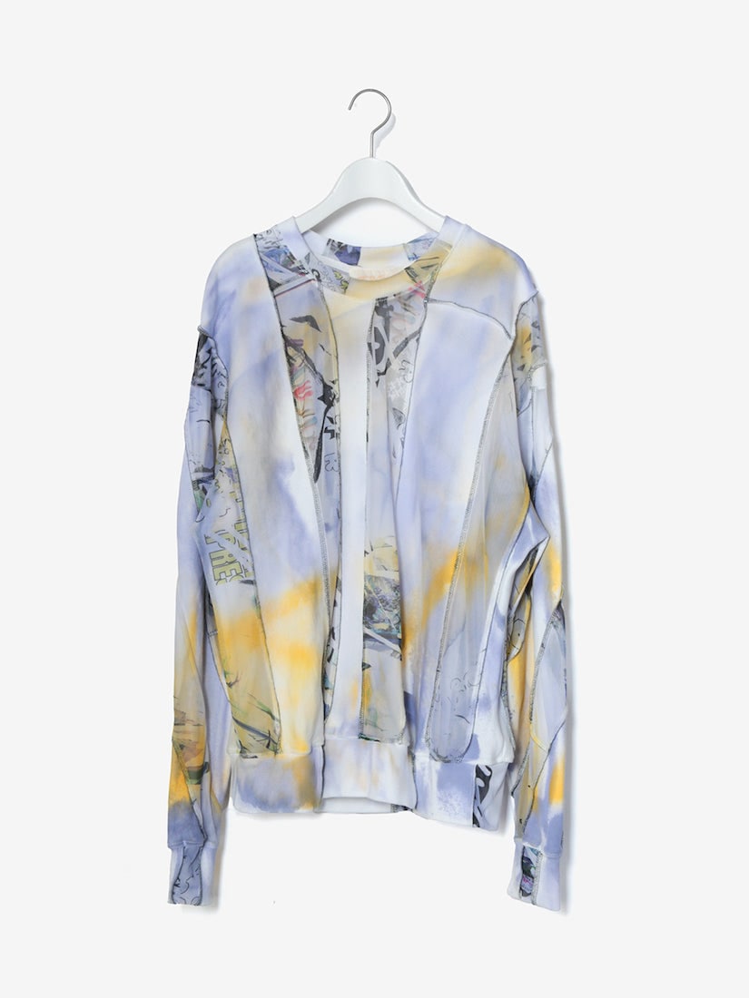 【STITCHSHOW】ハンドペイントスウェット STITCHSHOW】ハンドペイントスウェット - トップス在庫 処分 セール