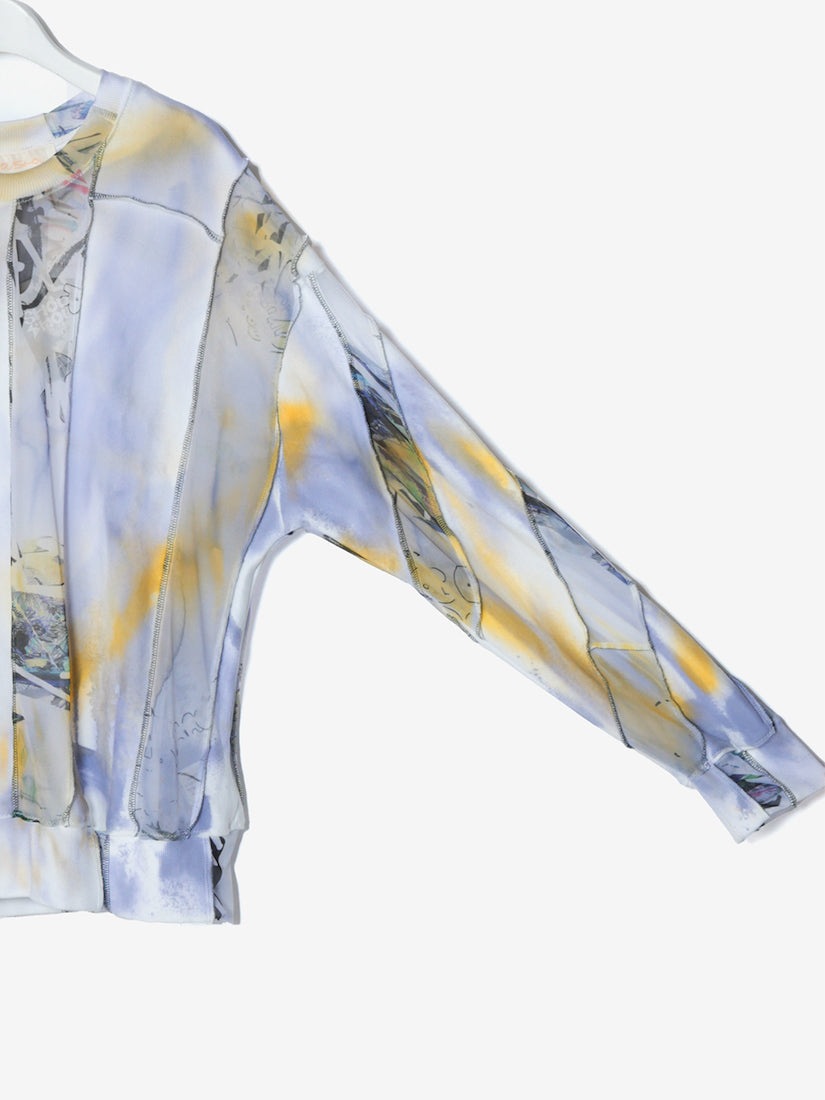 【STITCHSHOW】ハンドペイントスウェット STITCHSHOW】ハンドペイントスウェット - トップス在庫 処分 セール