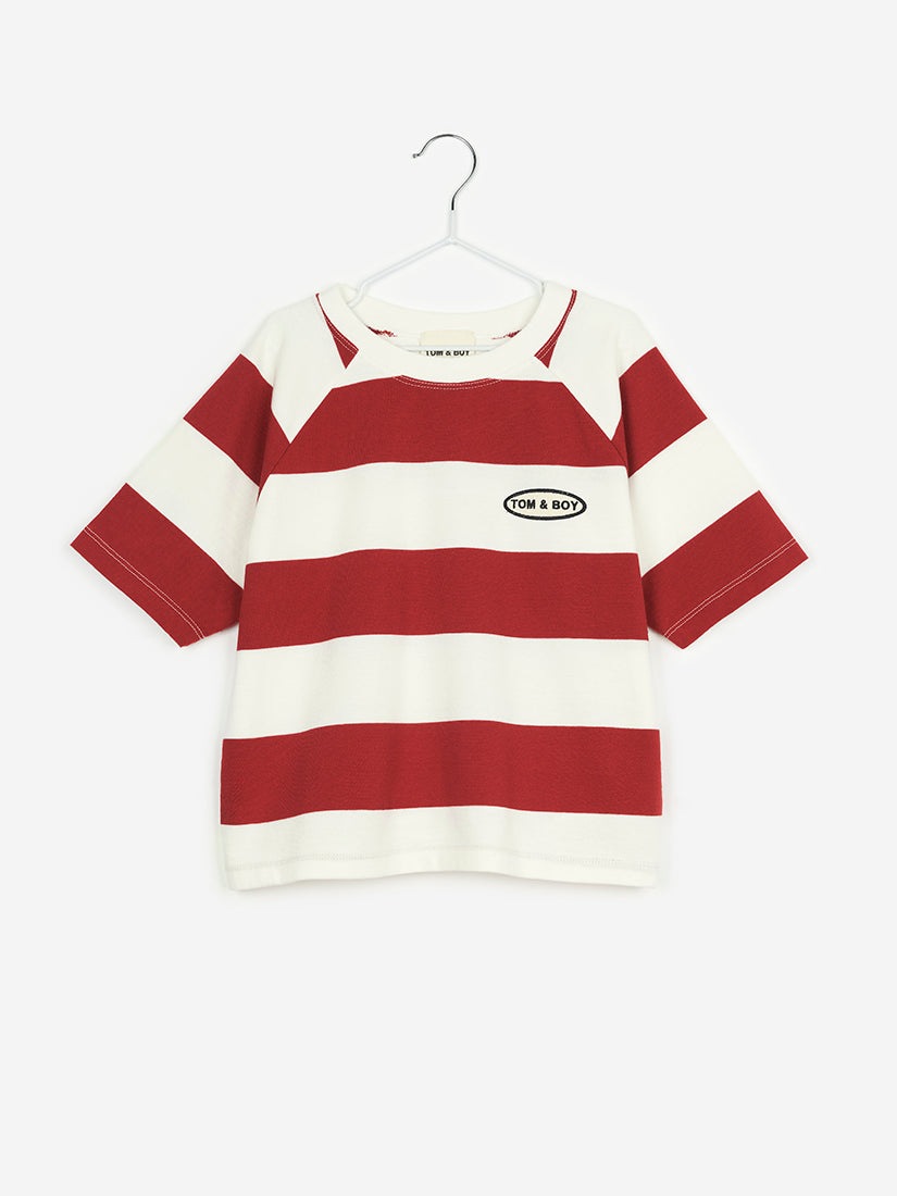 tom&boy リンガーTシャツ　10Y キッズ】《TOM&BOY》ラガー ボーダーTシャツ（子供服）｜H.P.