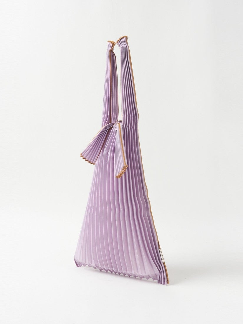 タテプリーツSバッグ 紅藤色（purple）（バッグその他）｜H.P.FRANCE