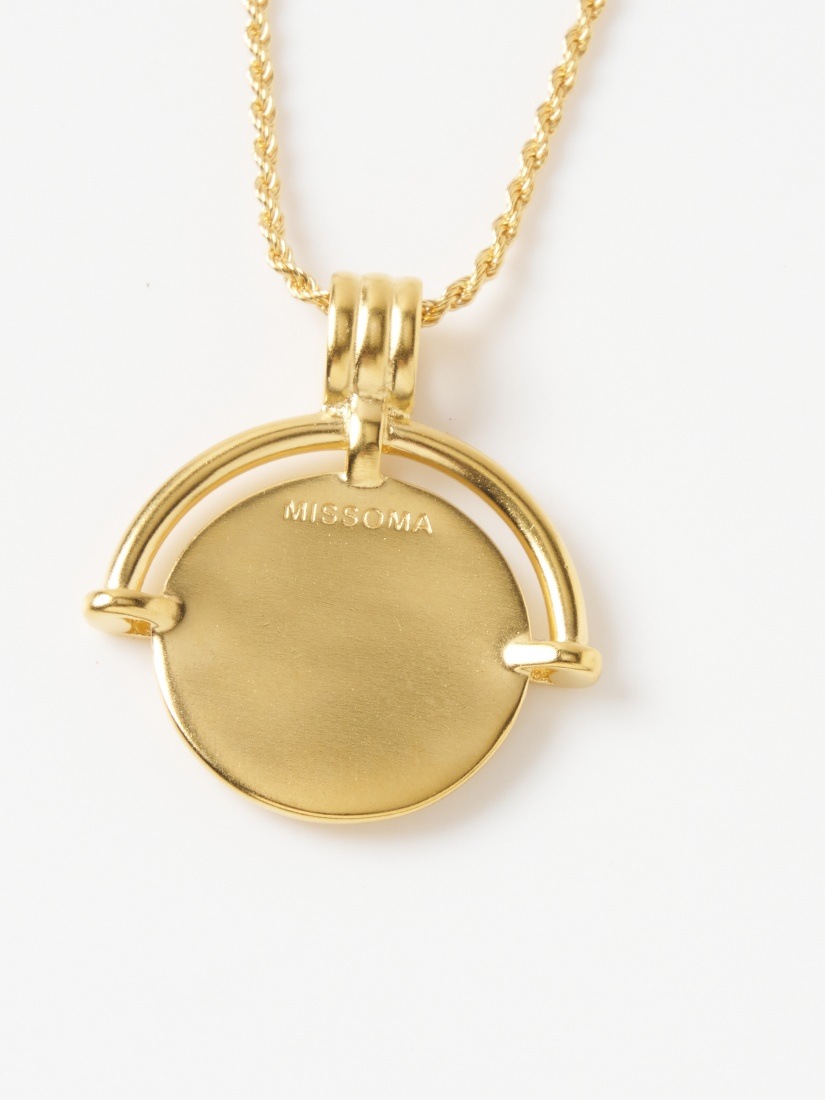 MISSOMA》LUCY WILLIAMS MEDIUMENGRAVABLE ROMAN ARC COIN ネックレス