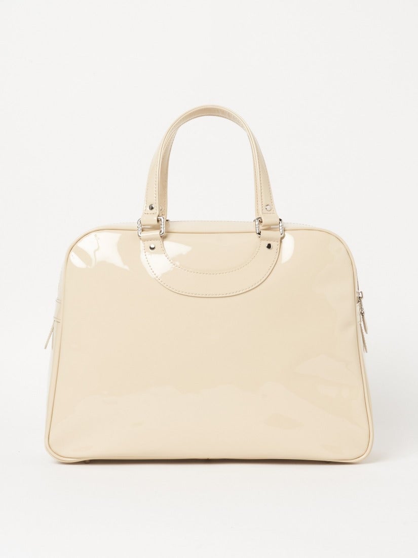 【割と美品】ジャックルコーリスボンSMALL（エナメル） セール】JACQUES LE CORRE LISBON SMALL（ボストンバッグ