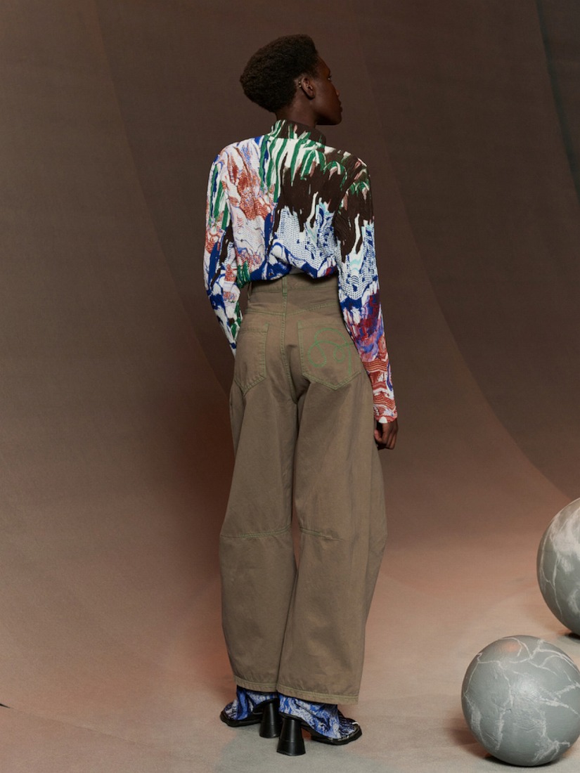 HENRIK VIBSKOVプリーツパンツ HENRIK VIBSKOV : Canned Pant « pain