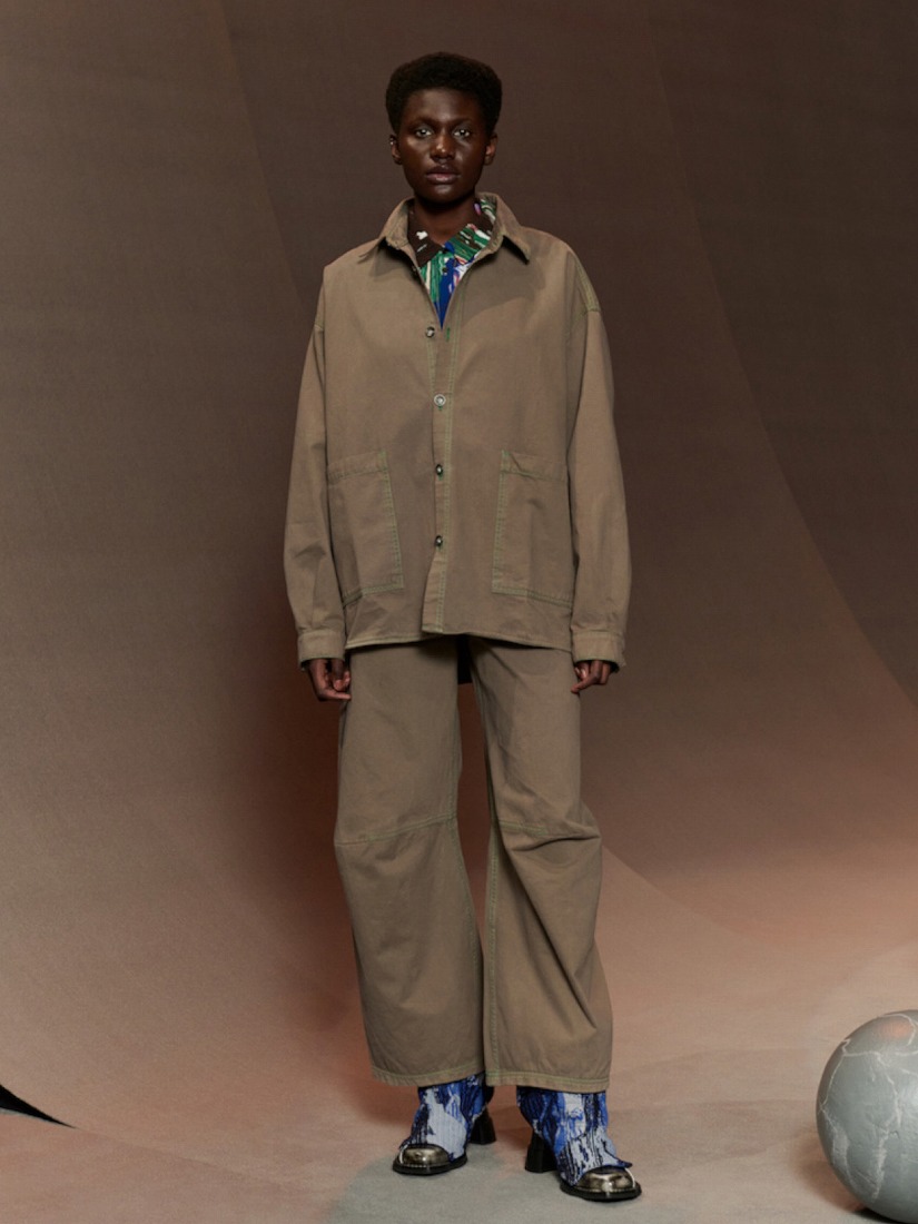 HENRIK VIBSKOV 抽象模様パンツ HENRIK VIBSKOV 抽象模様パンツ