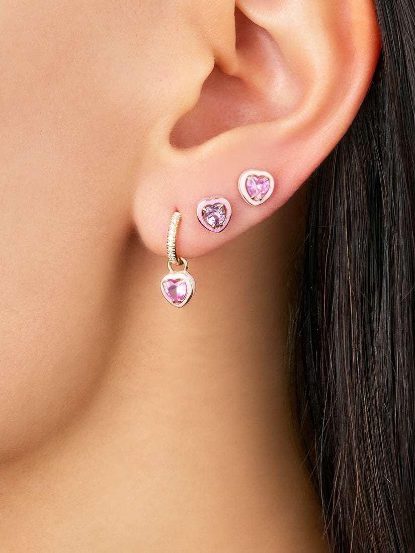 Mini heart Emerald ピアス(片耳用)（ピアス）｜H.P.FRANCE公式サイト