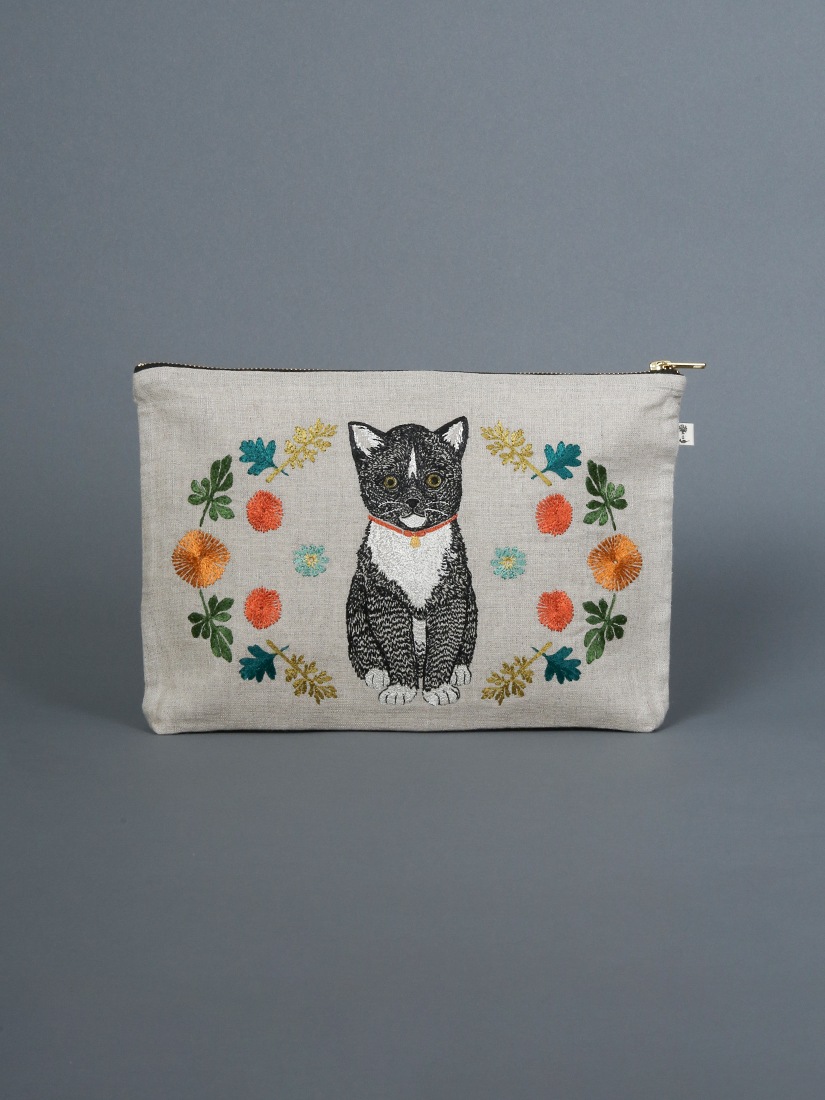 限定商品】ポーチ Pouch Kitten Cameo（ポーチ）｜H.P.FRANCE公式サイト
