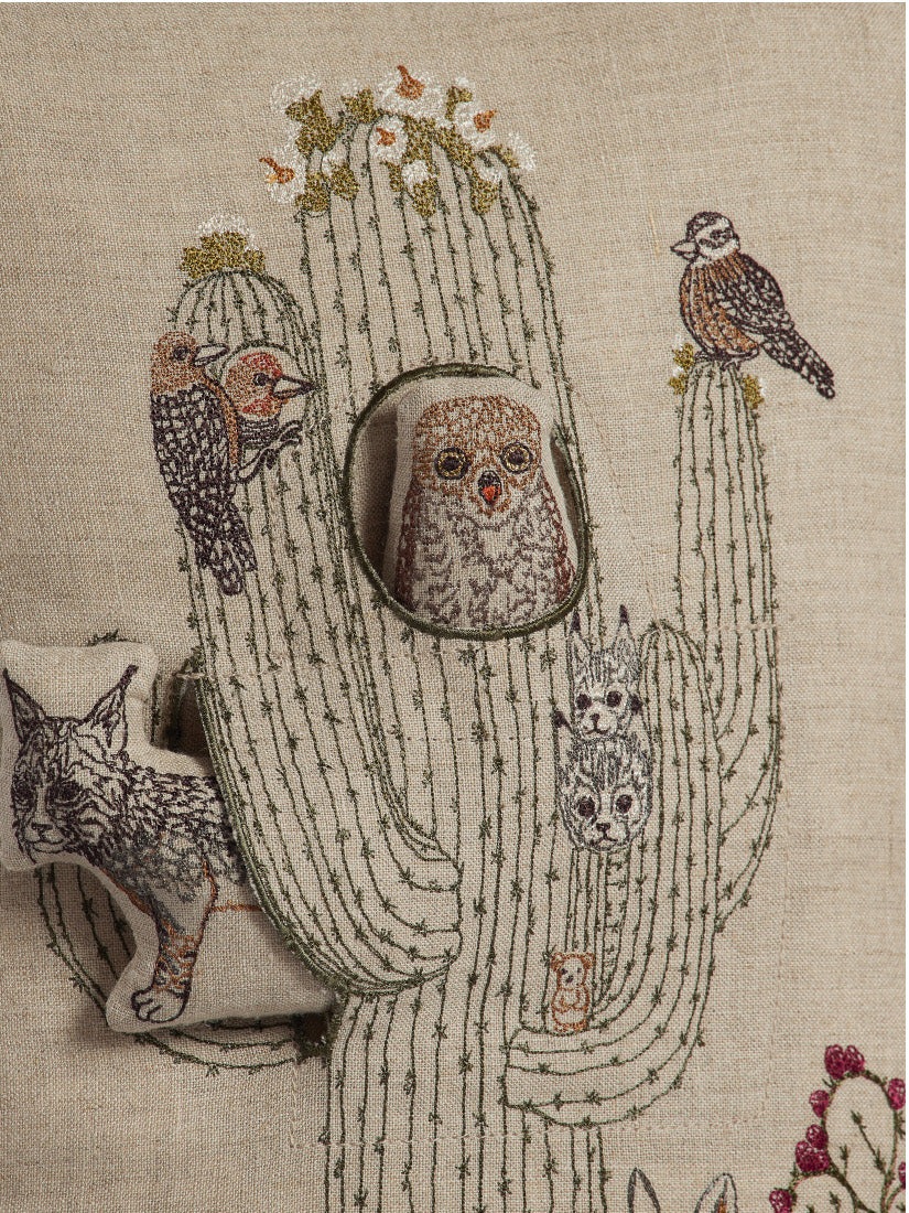 Desert|ポケットクッションカバー 30x40 Saguaro House(クッション Desert|ポケットクッションカバー 30x40 Saguaro House(クッション