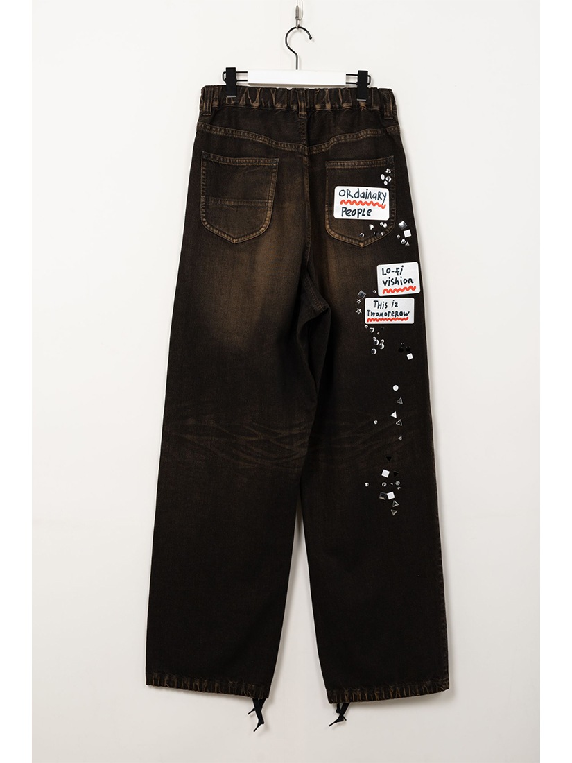 MIHARA YASUHIRO》DENIM JEANS w STICKER パンツ（パンツ）｜H.P.