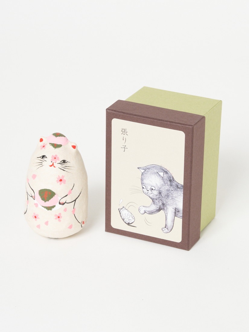 中古 猫間障子 コシェルドゥ_起き上がり人形 セロ猫 – 東北スタンダードマーケット