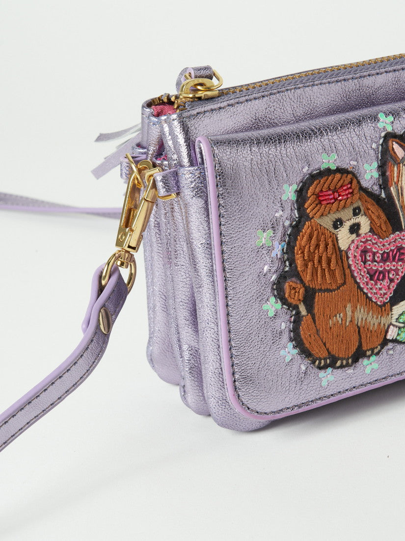 限定商品】お財布ポシェット Puppies Bringing Love（バッグその他