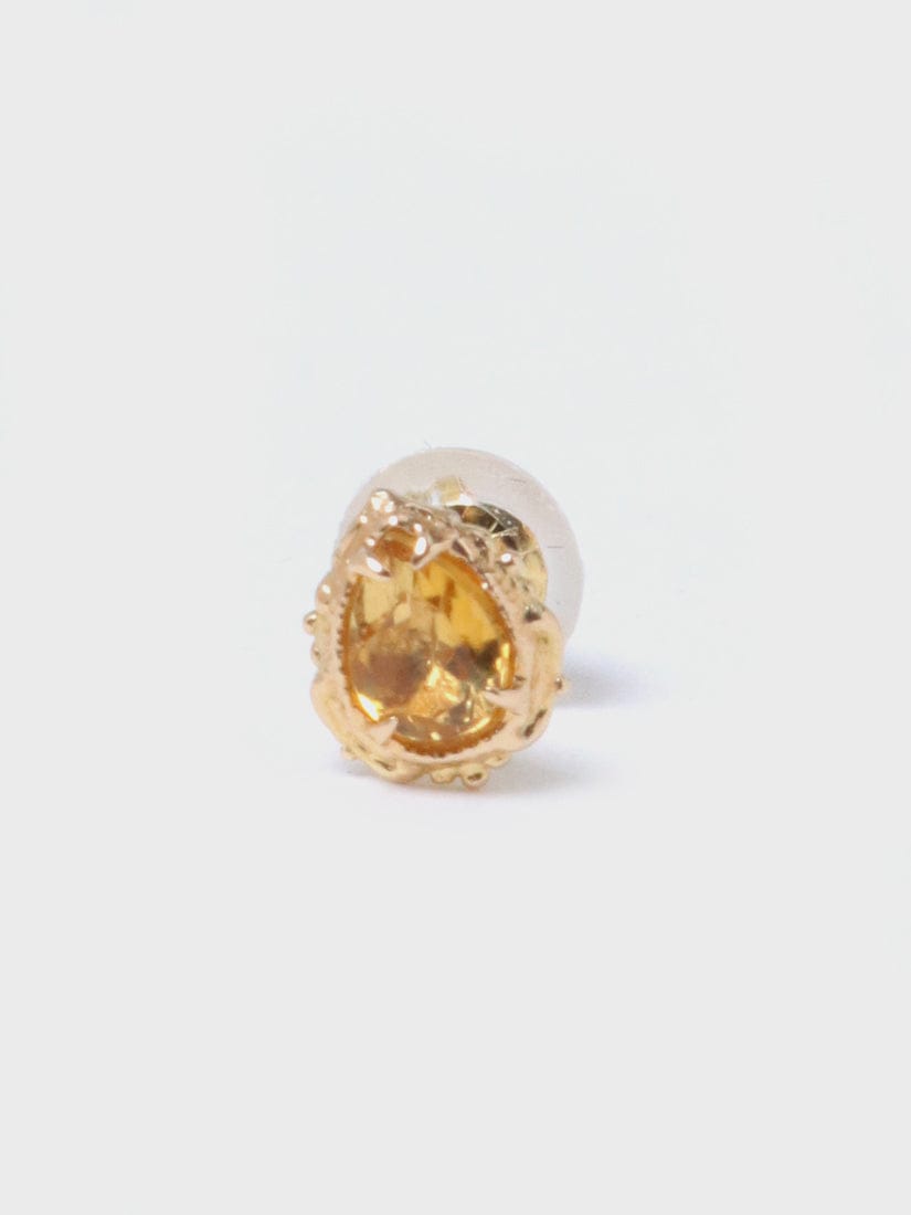 一点もの】ピアス イエローサファイア（片耳）（ピアス）｜H.P.