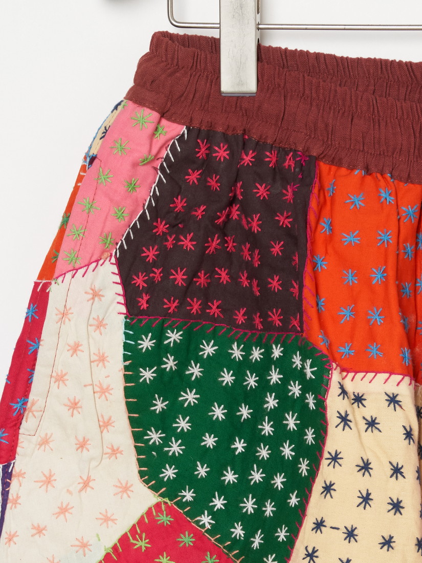HINDOSTAN ARCHIVE》ASTERISK PATCHWORK ショートパンツ（ショーツ
