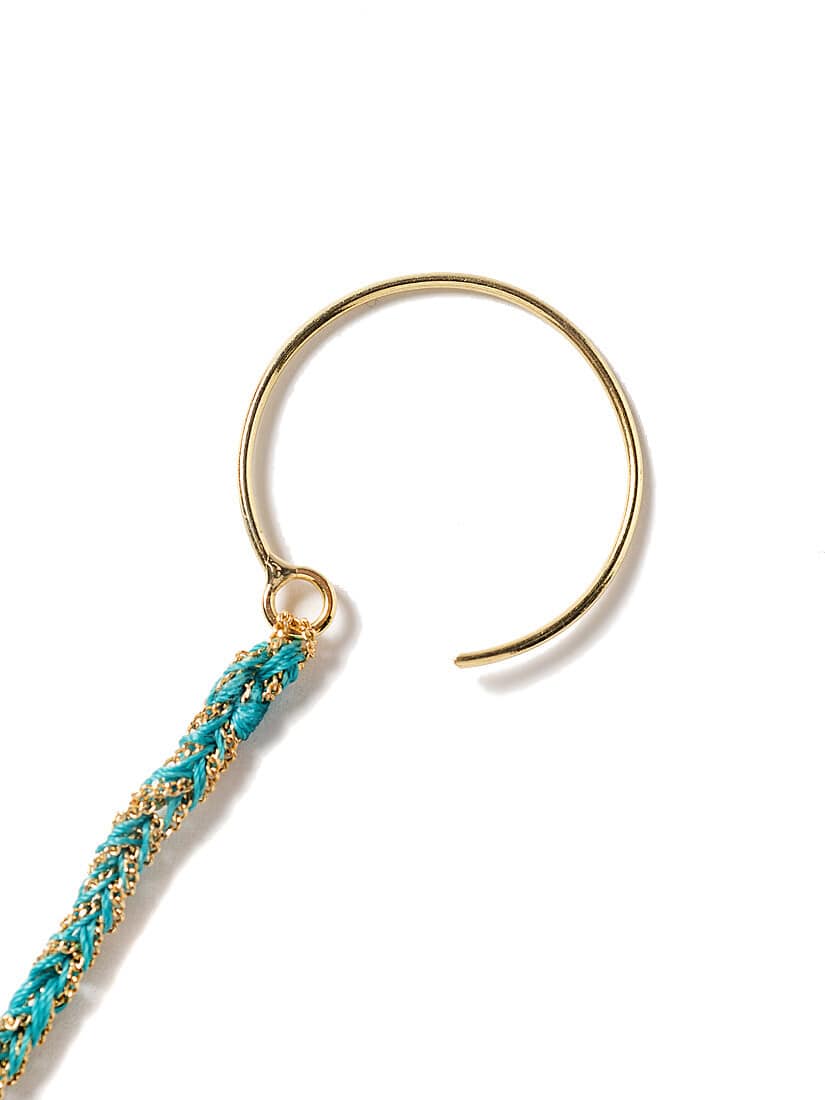 キャロリーナブッチ　ミサンガピアス　K18 楽天市場】CAROLINA BUCCI【キャロリーナブッチ】シルクミサンガピアス