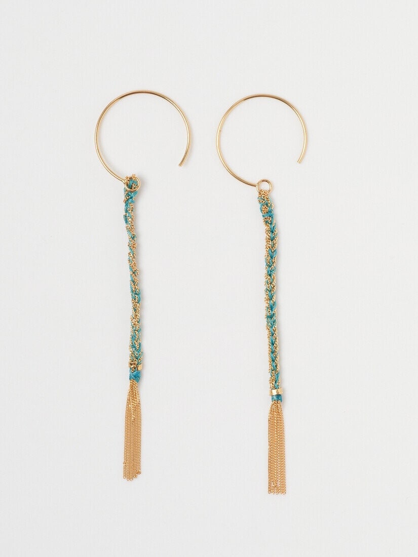 ミサンガピアス （ターコイズブルー）（ピアス）｜H.P.FRANCE公式サイト