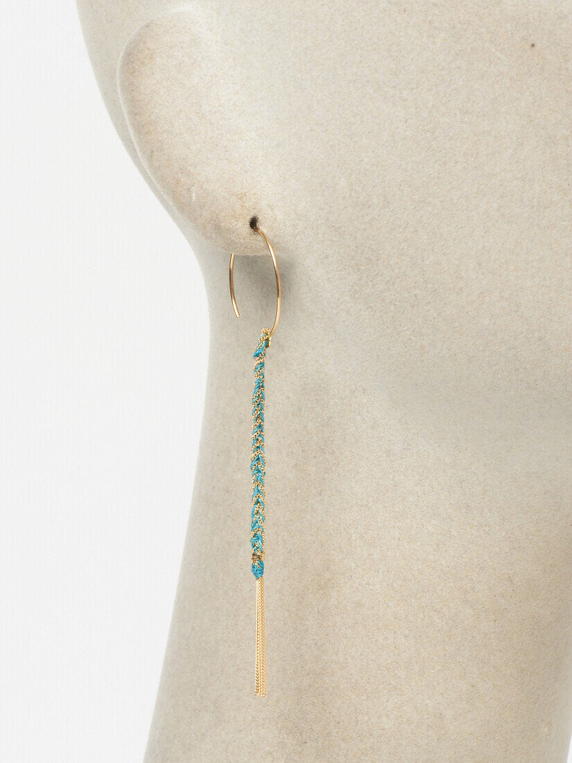 ミサンガピアス （ターコイズブルー）（ピアス）｜H.P.FRANCE公式サイト