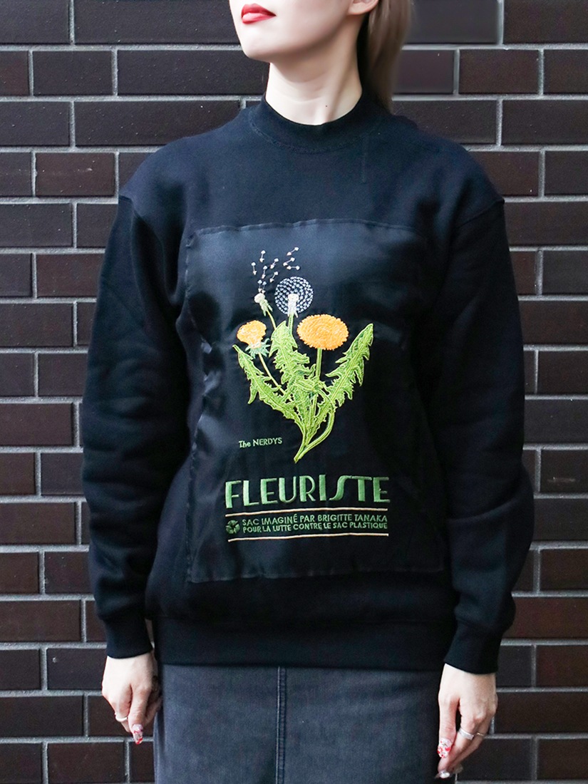 The NERDYS》Brigitte Tanaka×The NERDYS FLEURISTE スウェット 
