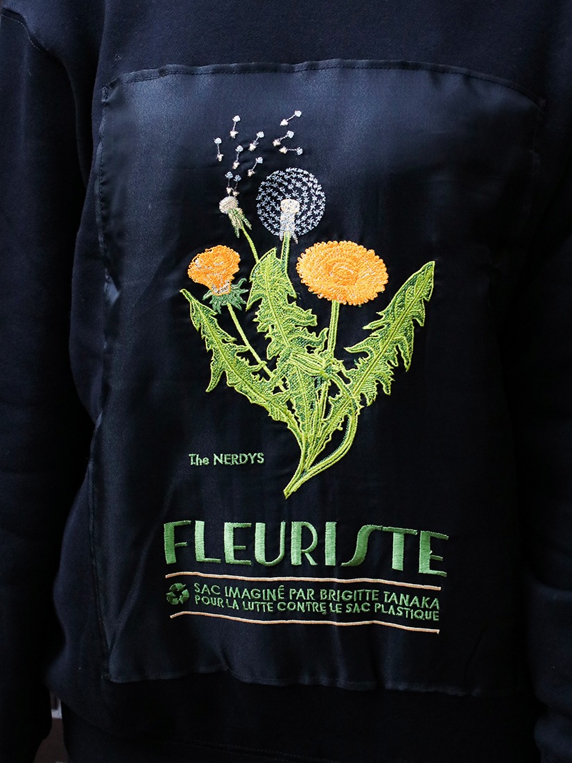 The NERDYS》Brigitte Tanaka×The NERDYS FLEURISTE スウェット 