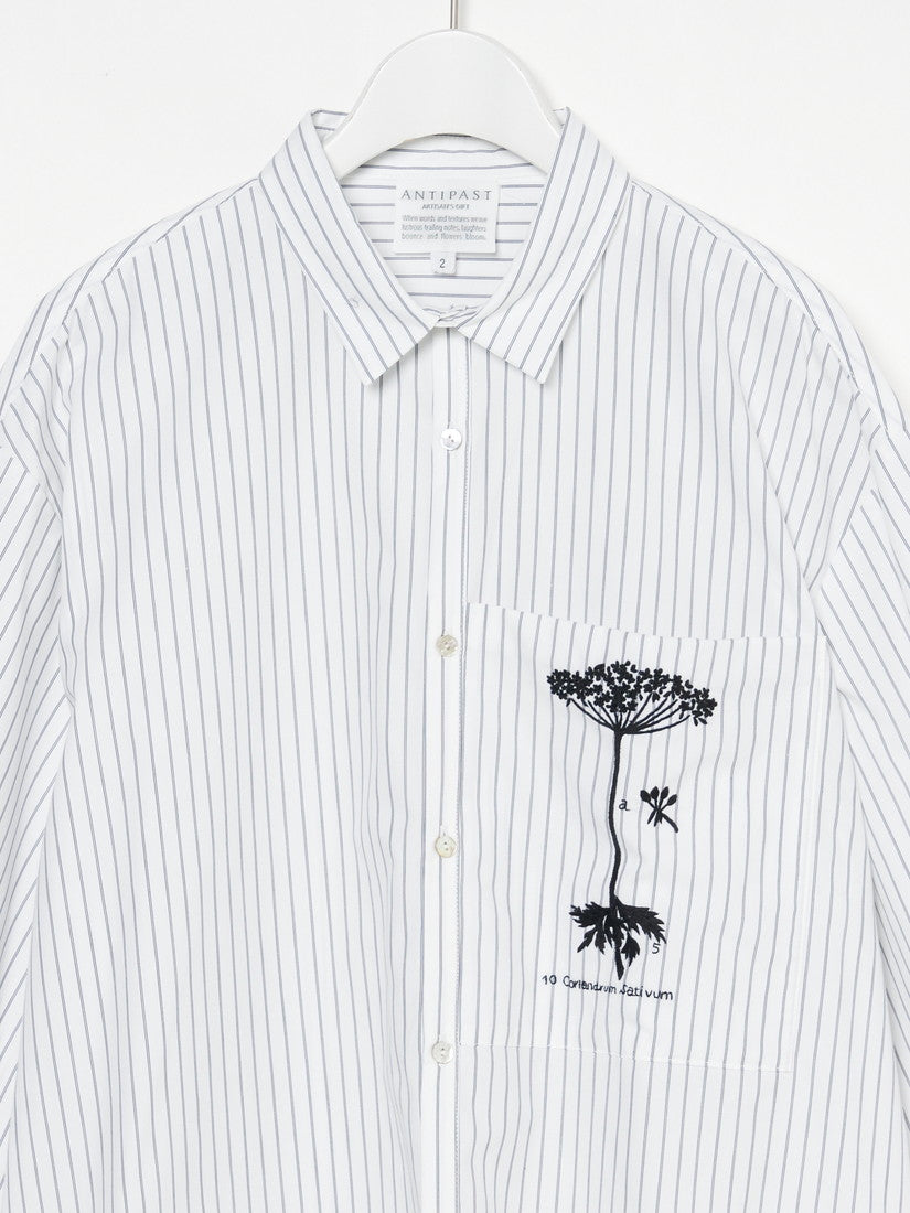Shirt with Hand-Embroidery