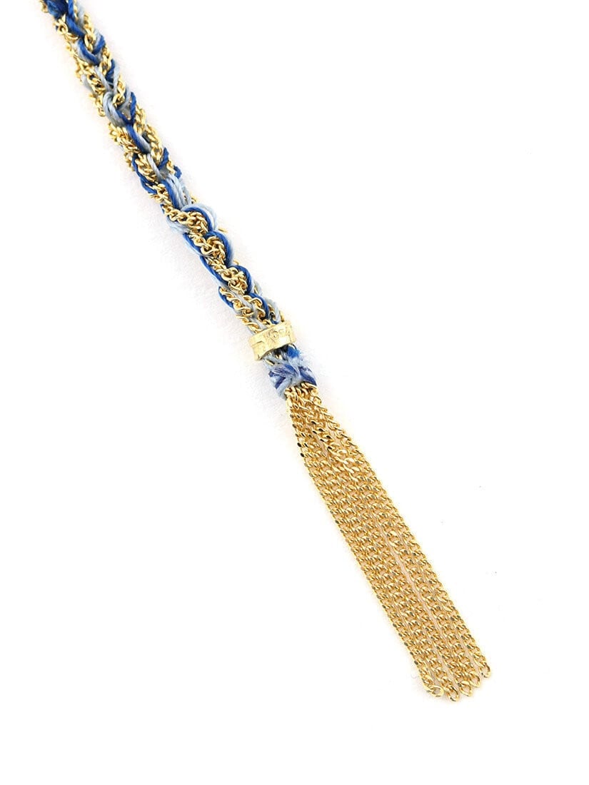 キャロリーナブッチ　ミサンガブレスレット　デニムブルー ミサンガブレスレット （デニムブルー）（ブレスレット）｜H.P.