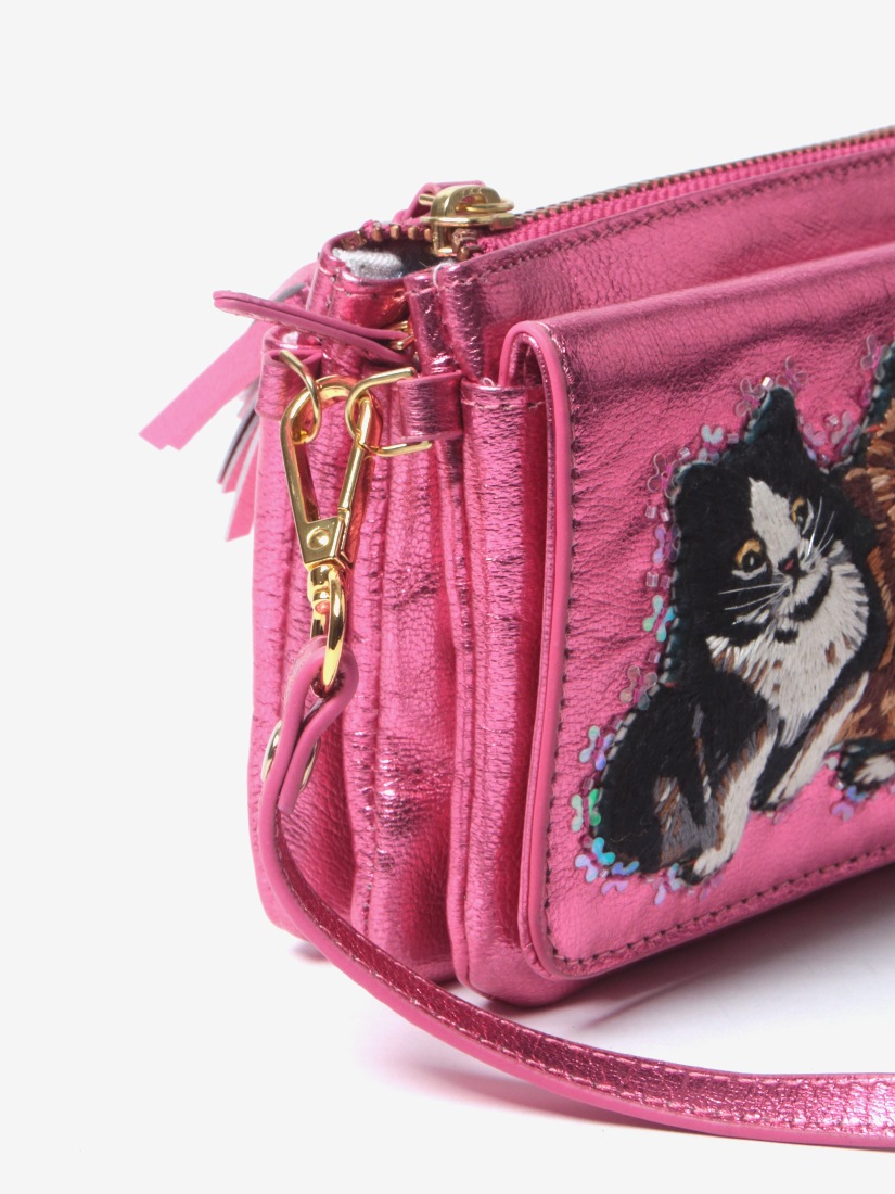 お財布ポシェット Louis Wain Kittens pink（バッグその他）｜H.P.