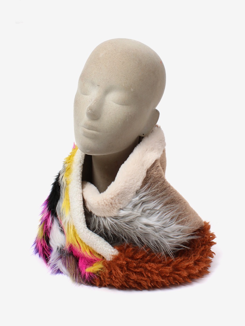 一点もの】《tomoki yuriya》ネックウォーマー（ストール・スカーフ