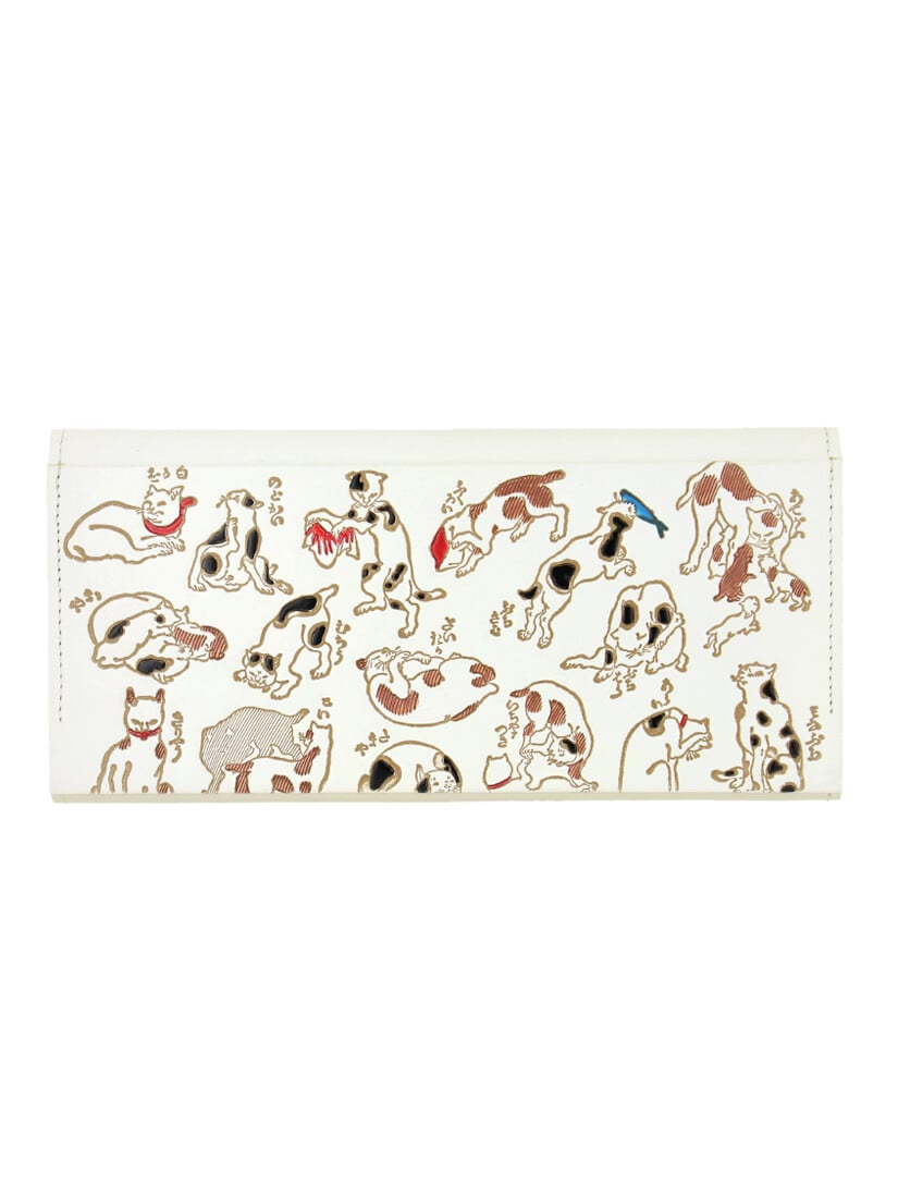 ファスナー長財布『国芳の猫』（長財布）｜H.P.FRANCE公式サイト