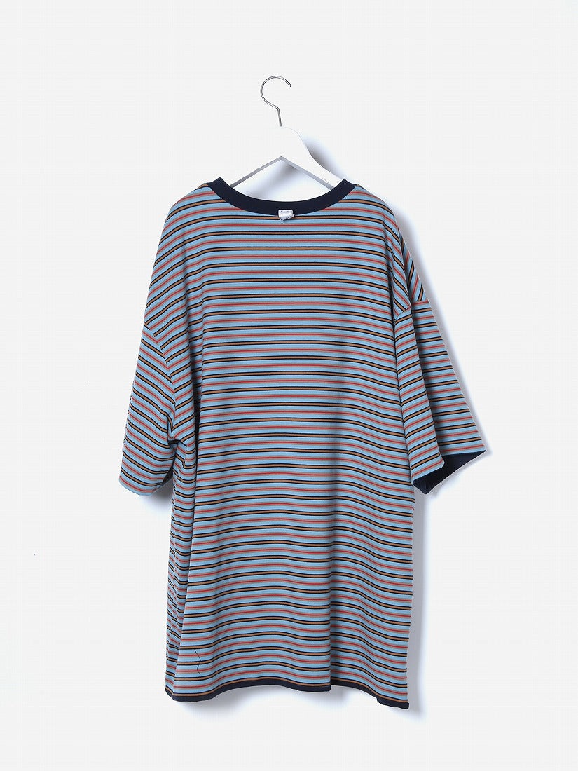 《YOUSER》REVERSIBLE STRIPED Tシャツ