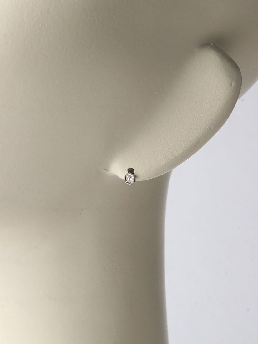 アッシュペーフランス購入スターダイヤピアス BRIGHTEST STAR DIAMOND PIERCED EARRINGS(S)(2XP0301)Pt950