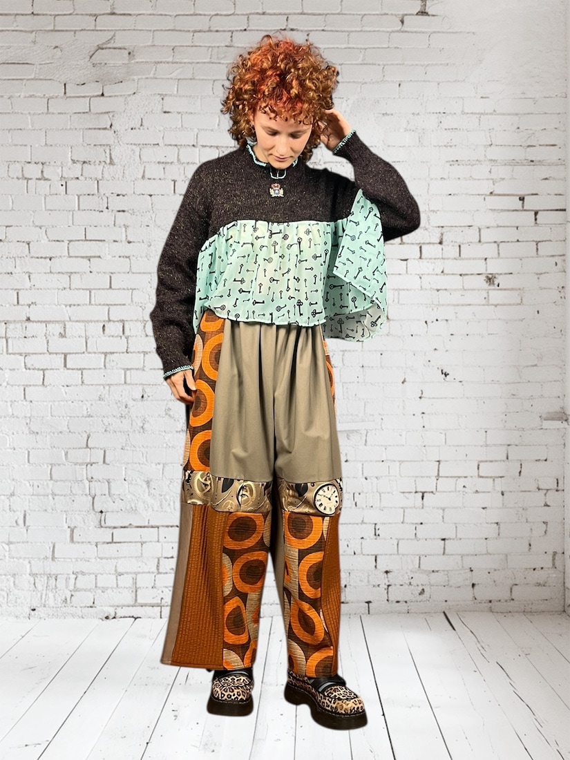 1点もの】ヴィンテージリメイクパンツ（パンツ）｜H.P.FRANCE公式サイト