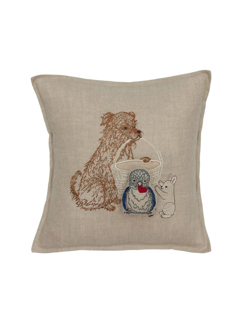 ポケットクッションカバー 30x30 Puppy Love（クッション）｜H.P.