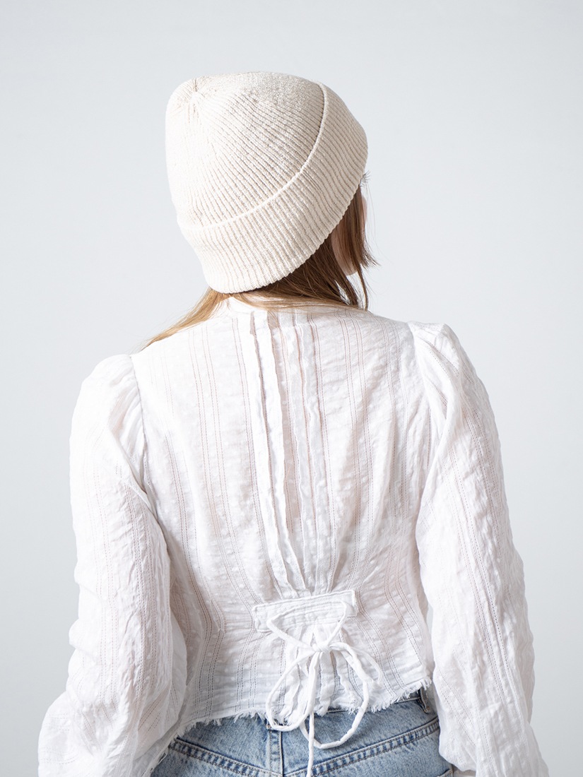 RACAL》Cotton Silk Beanie ビーニー（ニットキャップ）｜H.P.FRANCE
