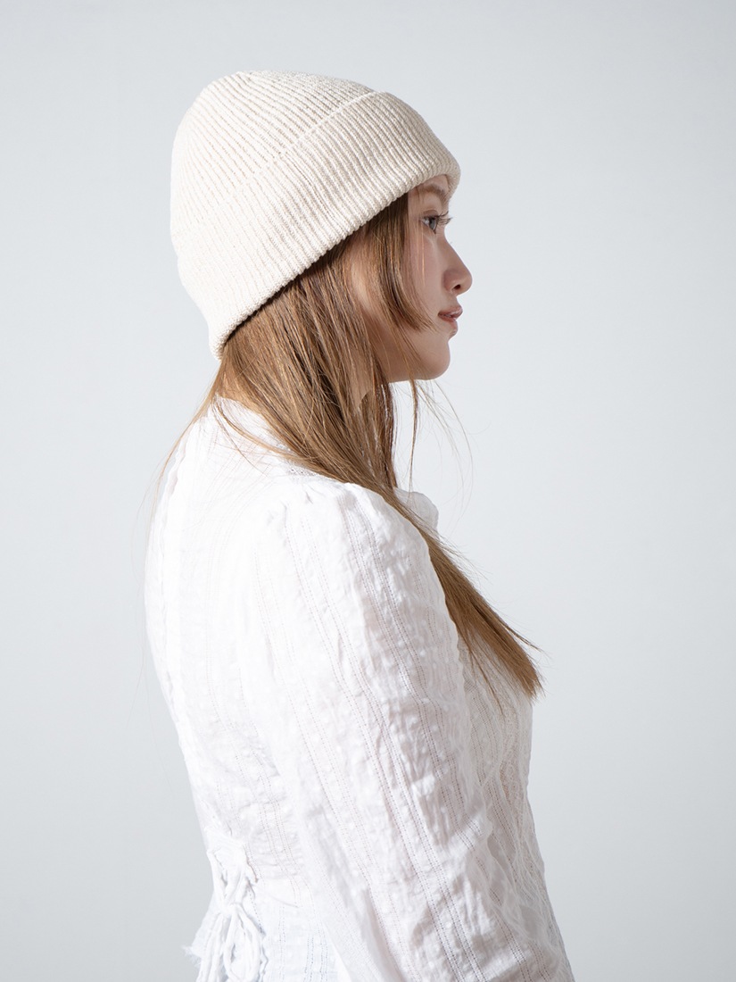 RACAL》Cotton Silk Beanie ビーニー（ニットキャップ）｜H.P.FRANCE