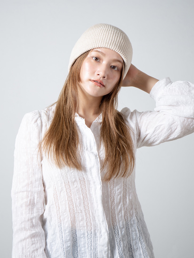 RACAL》Cotton Silk Beanie ビーニー（ニットキャップ）｜H.P.FRANCE