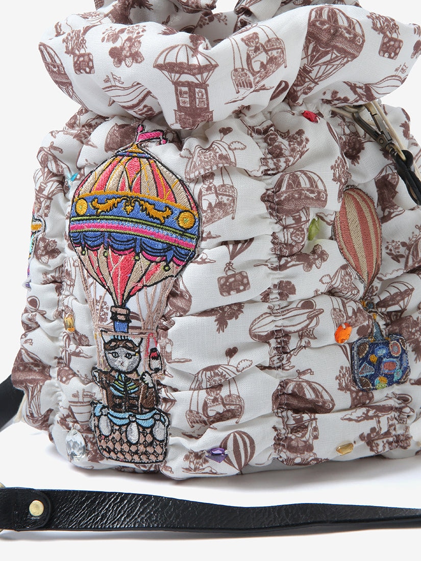 2WAY巾着バッグ balloon animals（バッグその他）｜H.P.FRANCE