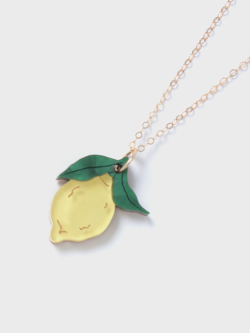《Wolf&Moon》ネックレス Mini Lemon