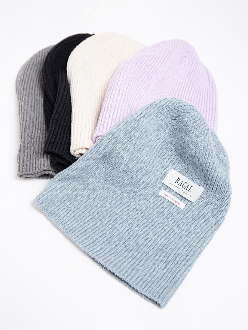 RACAL》Cotton Silk Beanie ビーニー（ニットキャップ）｜H.P.FRANCE