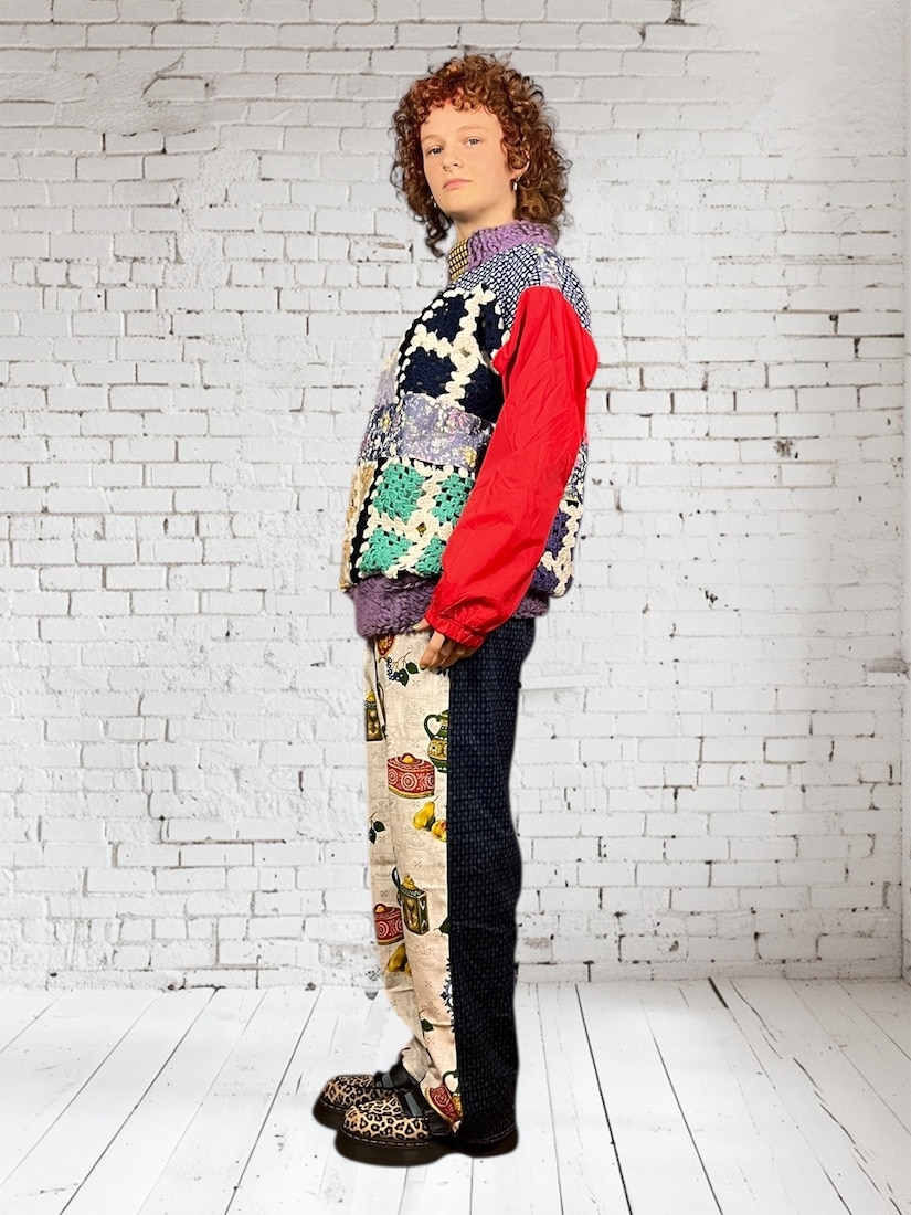 1点もの】ヴィンテージリメイクパンツ（パンツ）｜H.P.FRANCE公式サイト