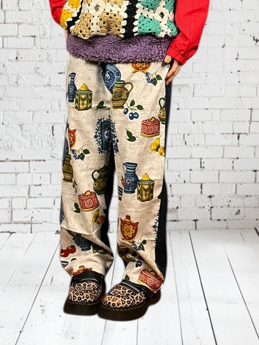 リメイクパンツ　古着 1点もの】ヴィンテージリメイクパンツ（パンツ）｜H.P.FRANCE公式サイト