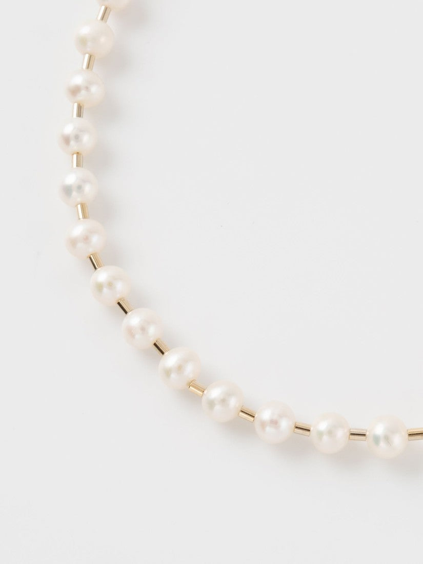 Pearl ball chain ネックレス(43cm)（ネックレス）｜H.P.FRANCE公式サイト