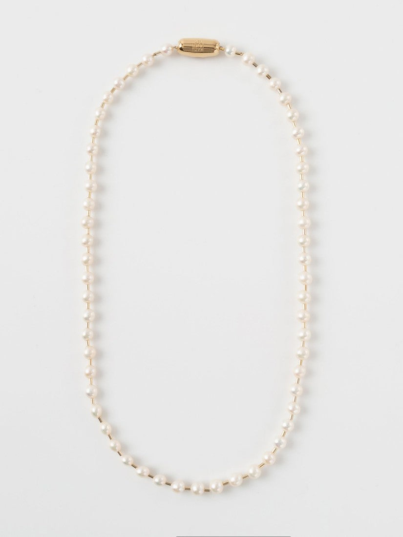 Pearl ball chain ネックレス(43cm)（ネックレス）｜H.P.FRANCE公式サイト