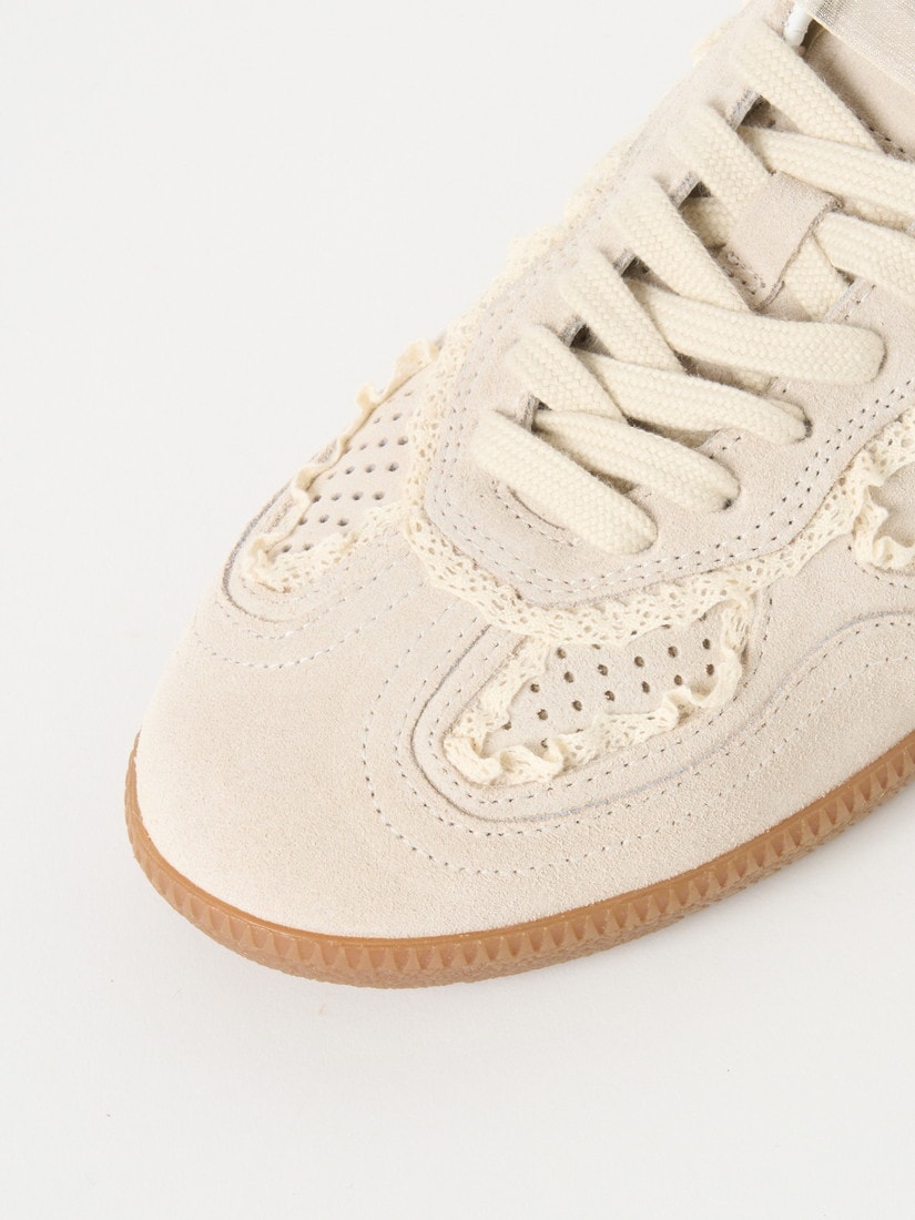 Crochet Cream Leather Sneakers（スニーカー）｜H.P.FRANCE公式サイト