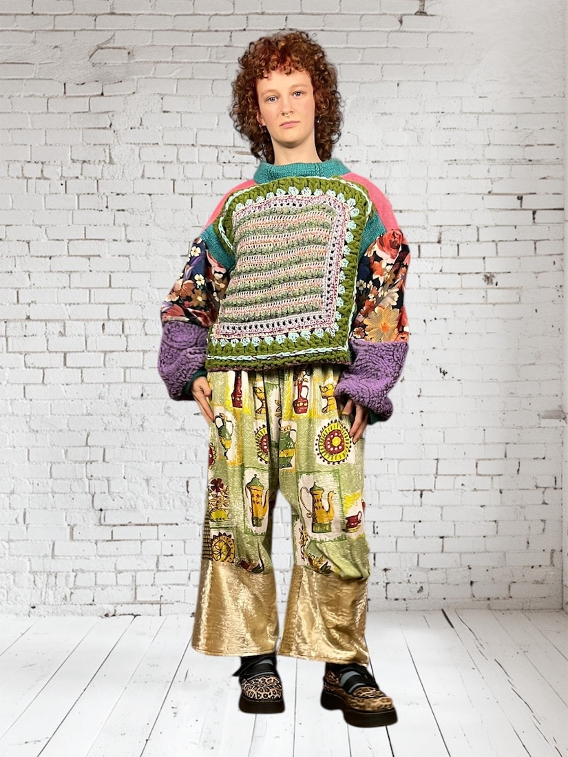 1点もの】ヴィンテージリメイクパンツ（パンツ）｜H.P.FRANCE公式サイト