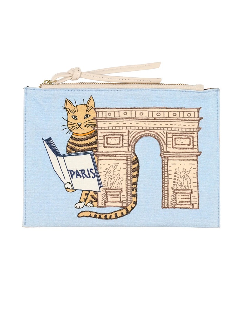 EMBROIDERED ポーチ（ポーチ）｜H.P.FRANCE公式サイト